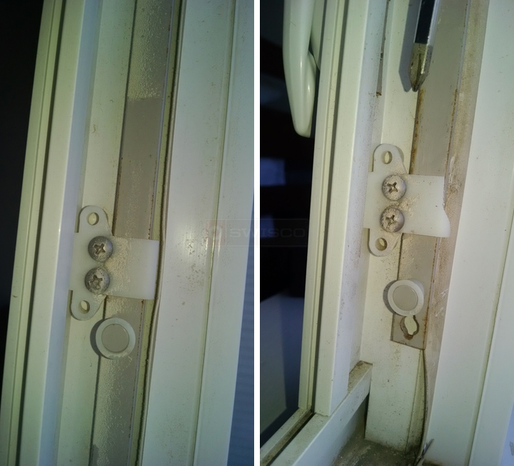 User submitted photos of window hardware.
