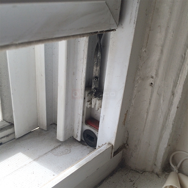 User submitted photos of window hardware.