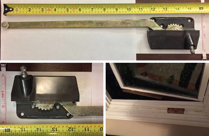 User submitted photos of patio door hardware.