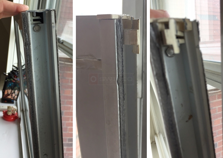 User submitted photos of window hardware.