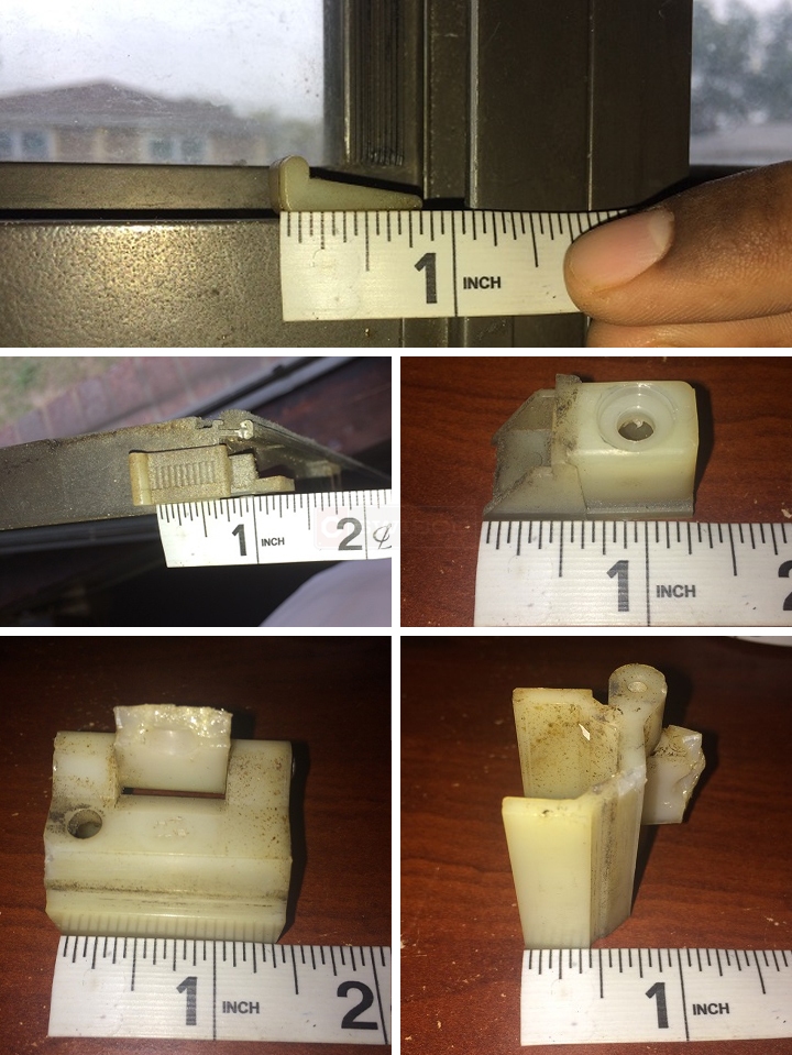 User submitted photos of window hardware.