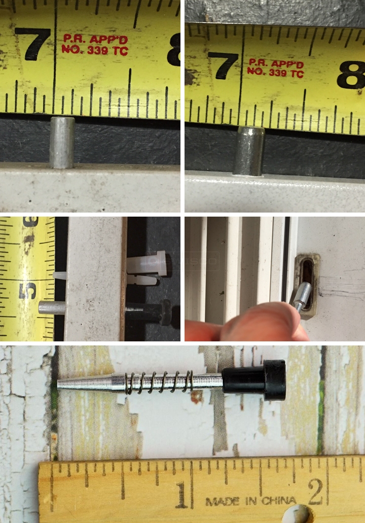 User submitted photos of window hardware.