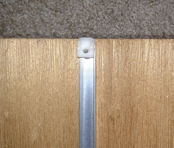 User submitted a photo of drawer hardware.