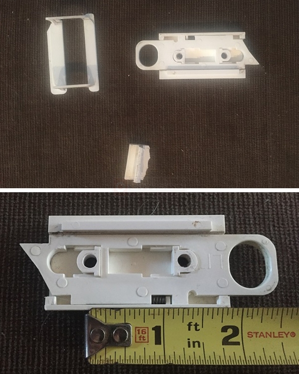 User submitted photos of a tilt latch.