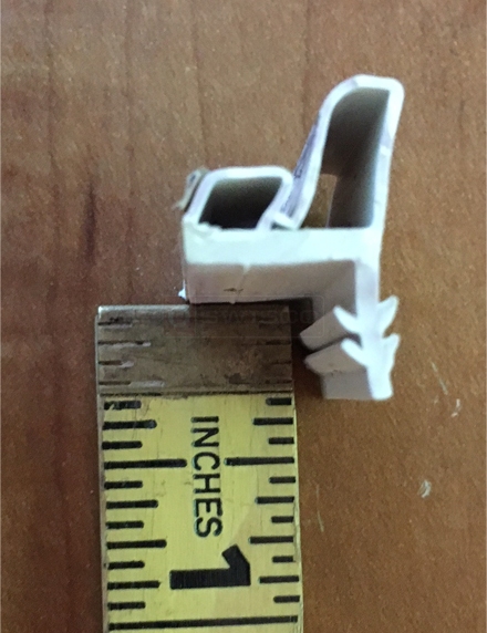 User submitted image of their weatherstripping.