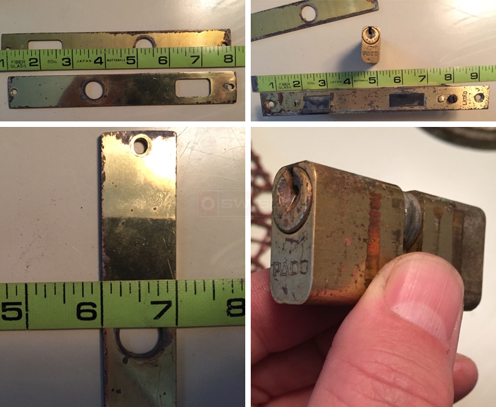 User submitted photos of door hardware.