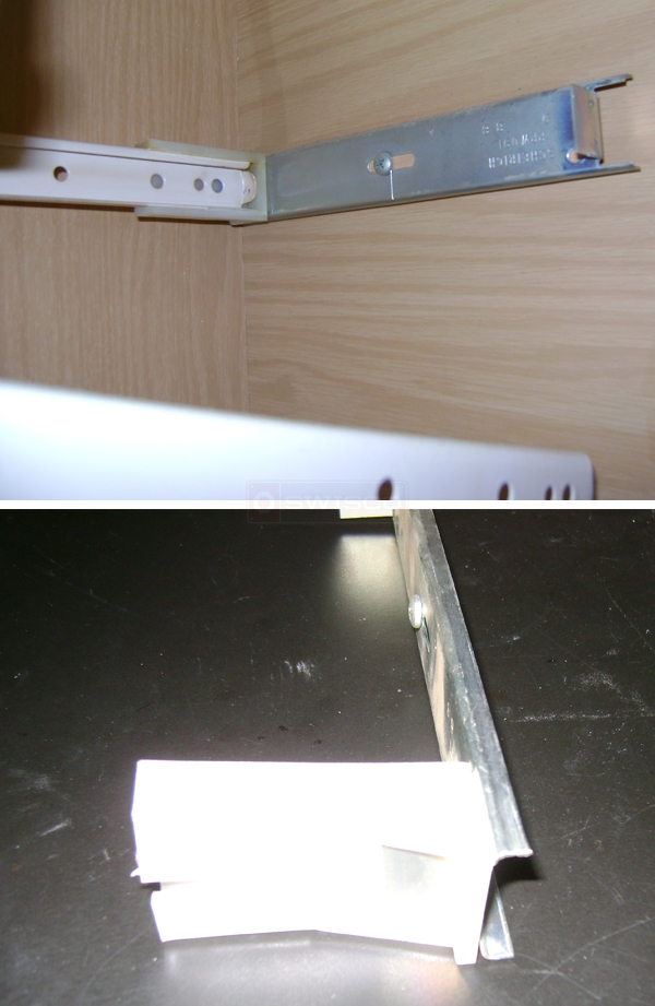 User submitted photos of drawer hardware.