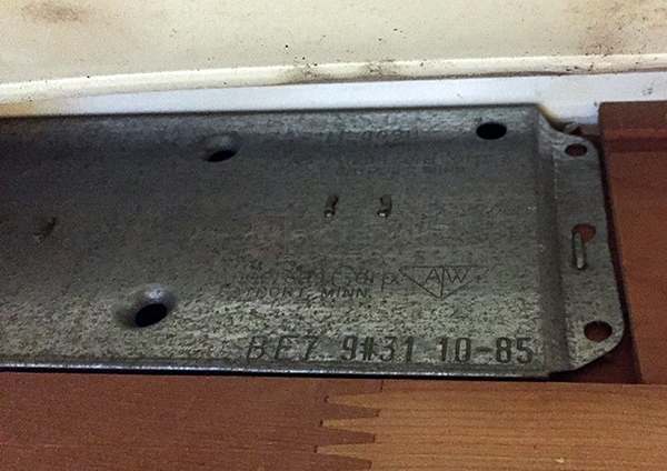 User submitted a photo of a window balance.
