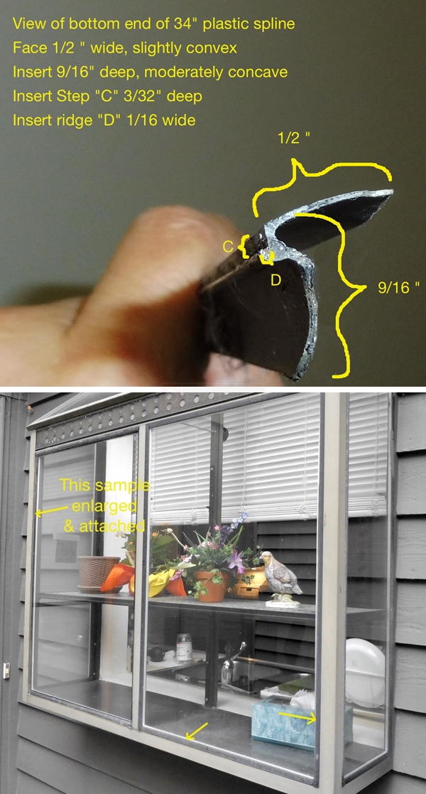 User submitted photos of window hardware.