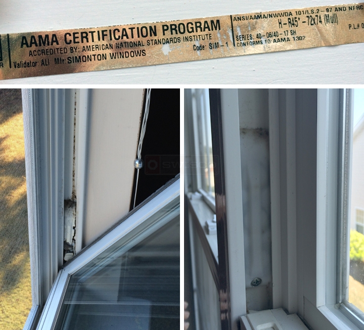User submitted photos of a window balance.