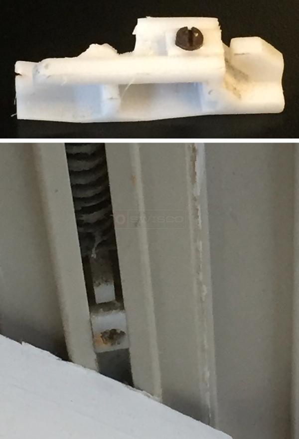 User submitted photos of window hardware.