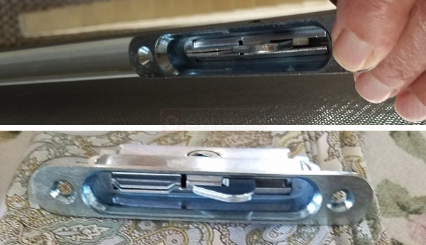 User submitted photos of a mortise lock.