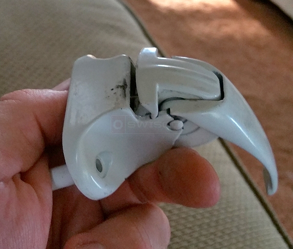 User submitted a photo of a storm door handle.