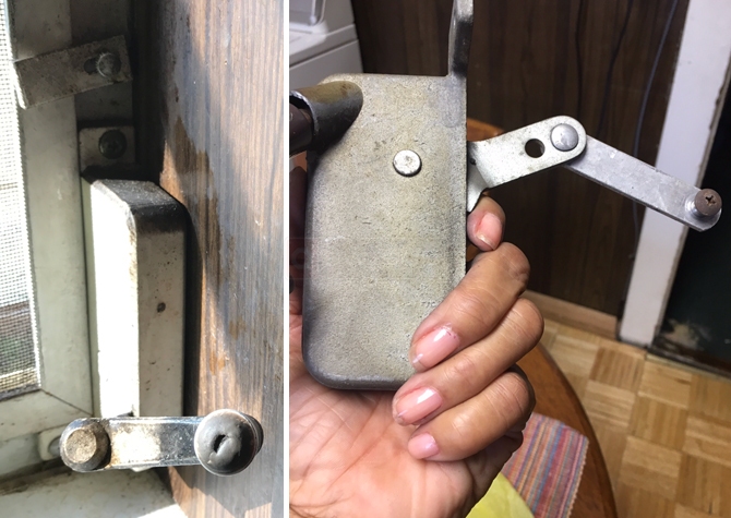 User submitted image of their window hardware.