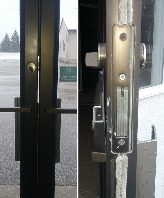 User submitted image of their door hardware.