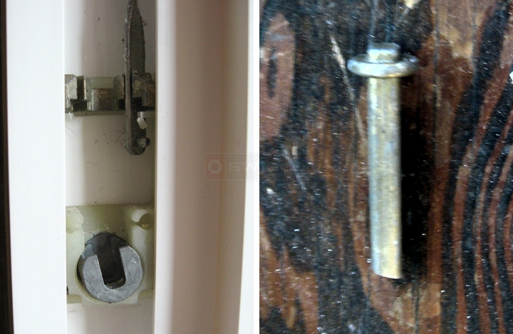 User submitted photos of window hardware.