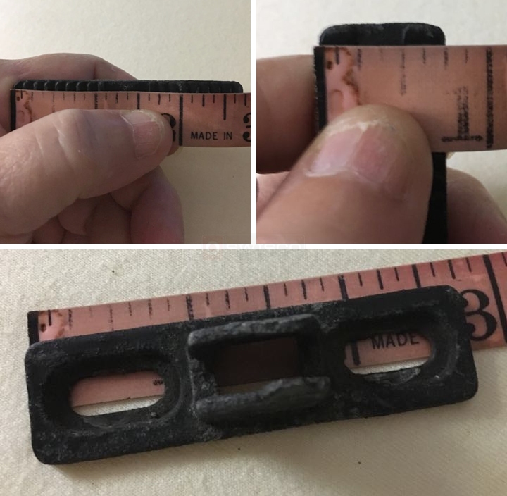 User submitted photos of patio door hardware.