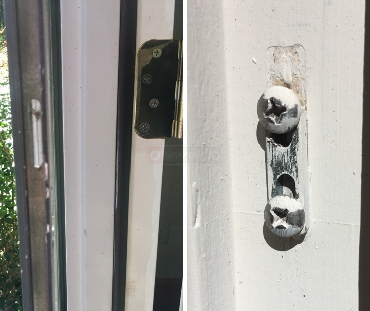 User submitted photos of door hardware.