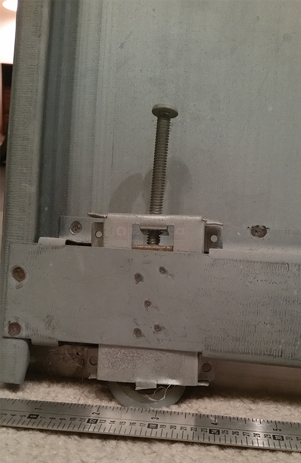 User submitted a photo of a closet door roller.