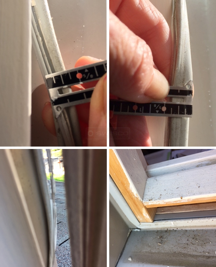 Caradco window weather stripping