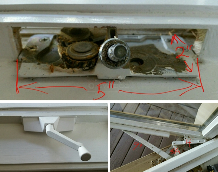 User submitted photos of a window operator.