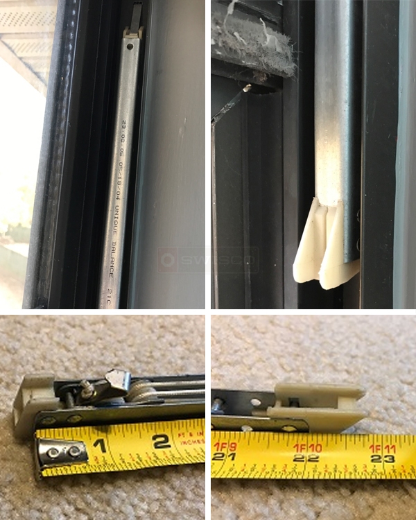 User submitted photos of a window balance.