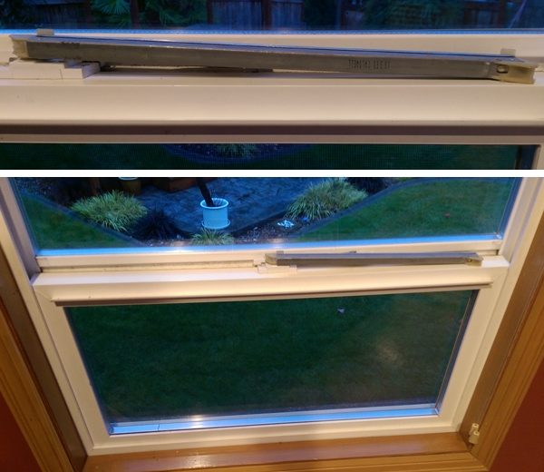 User submitted photos of window hardware.