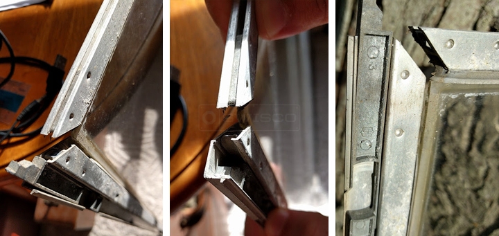 User submitted photos of window hardware.