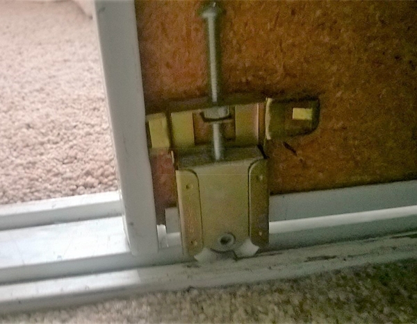 User submitted a photo of a closet door roller.