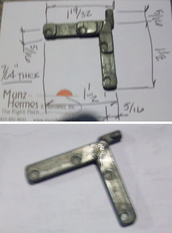 User submitted photos of a corner key.