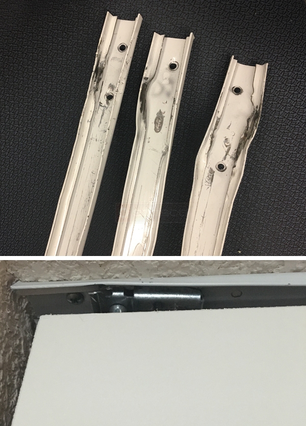 User submitted photos of drawer hardware.