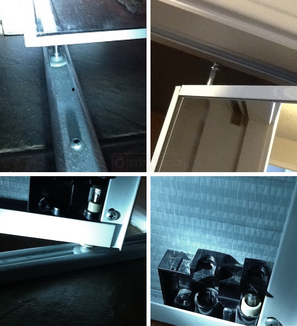 Mirrored bifold door