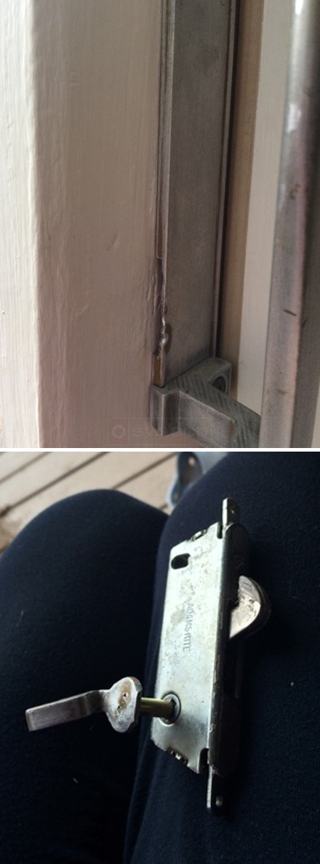 User submitted image of their door hardware.