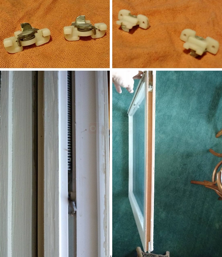 User submitted photos of window hardware.