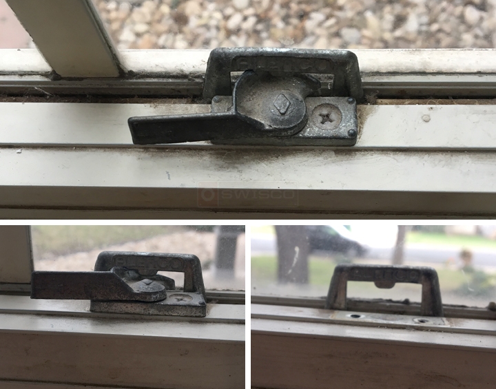 User submitted photos of a window lock.