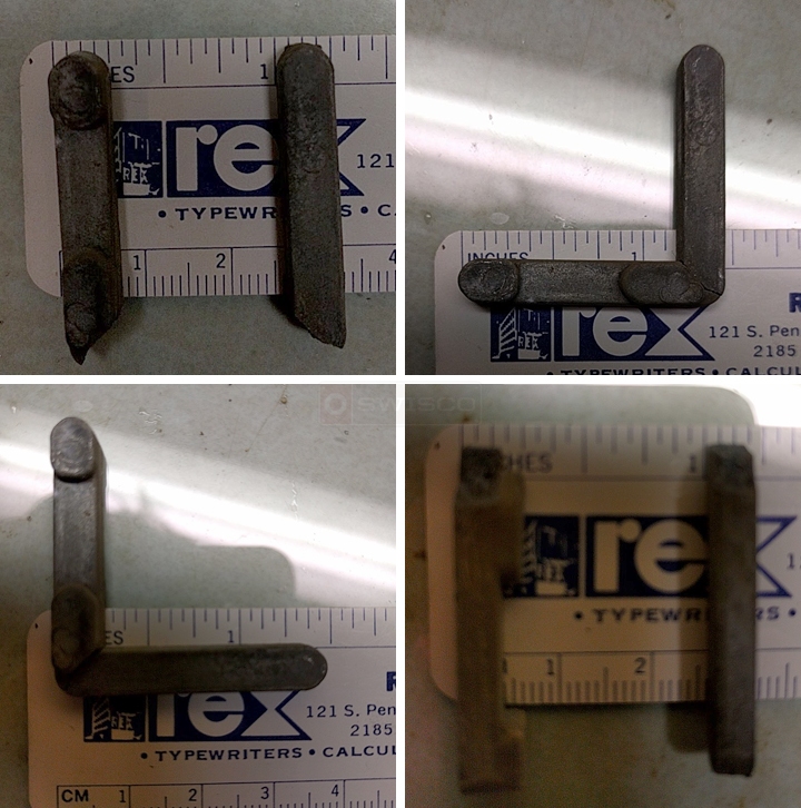 User submitted photos of a corner key.