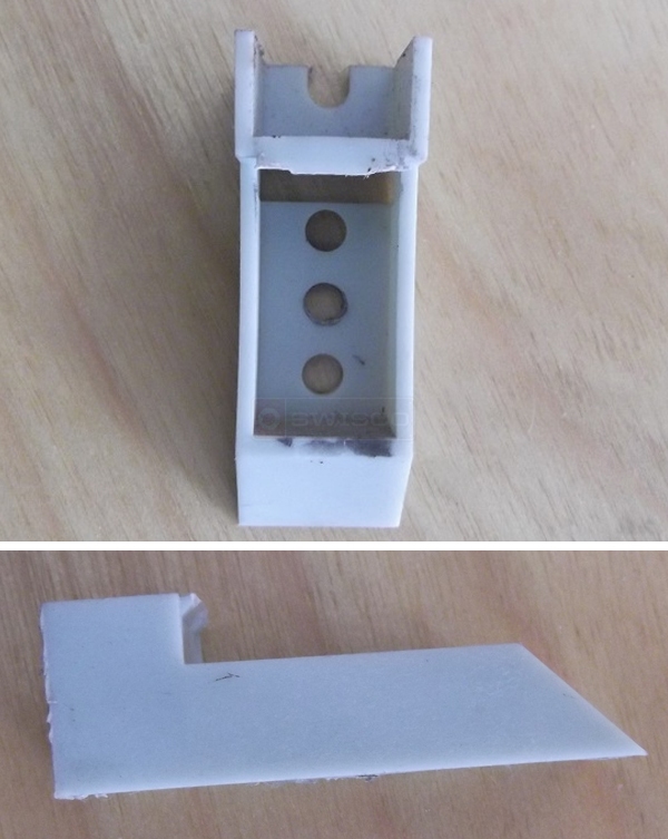 User submitted photos of a top sash guide.