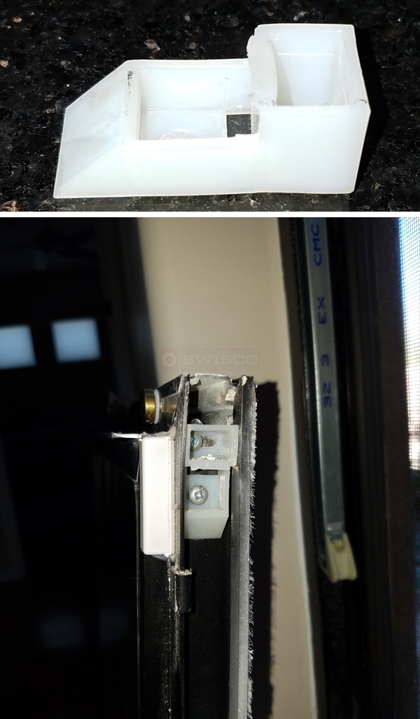 User submitted photos of window hardware.