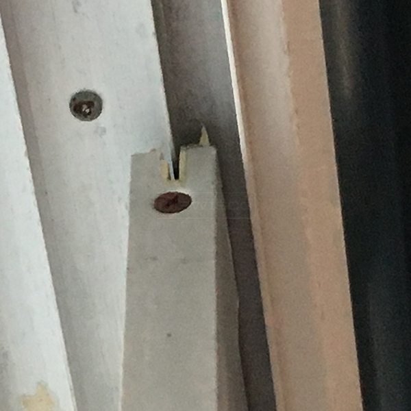 User submitted a photo of window hardware.