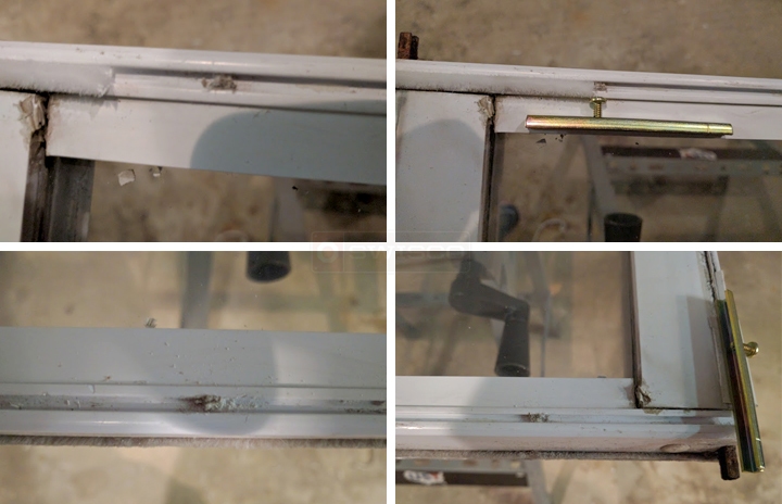 User submitted photos of weatherstripping.