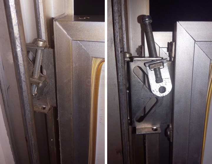 User submitted photos of window hardware.