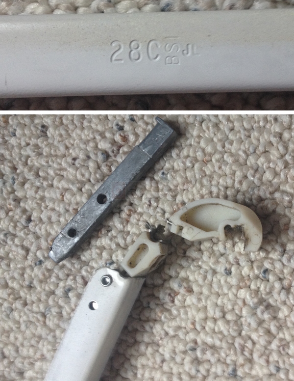 User submitted photos of a window balance.