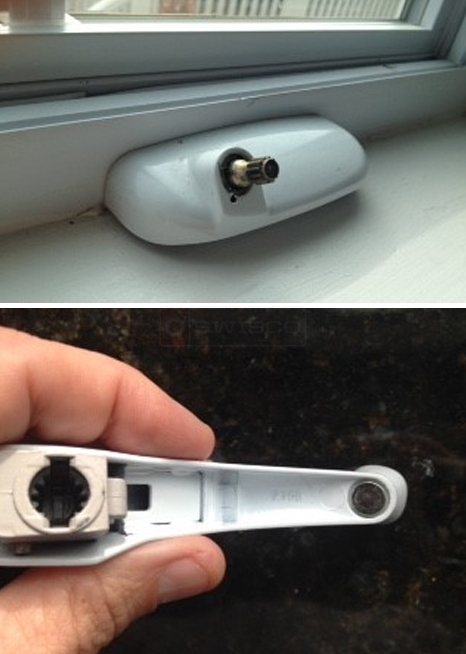 User submitted image of their window hardware.