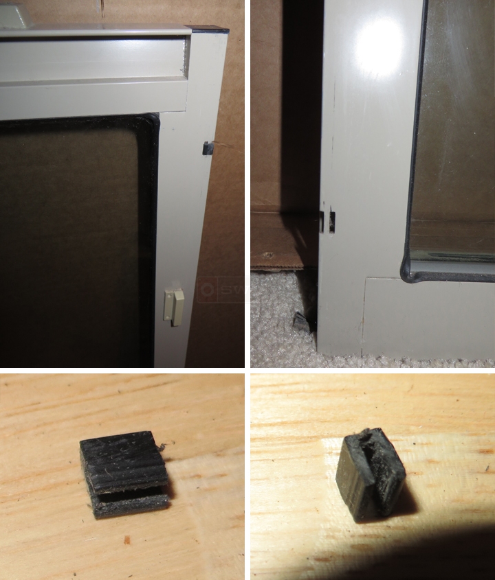 User submitted photos of window hardware.