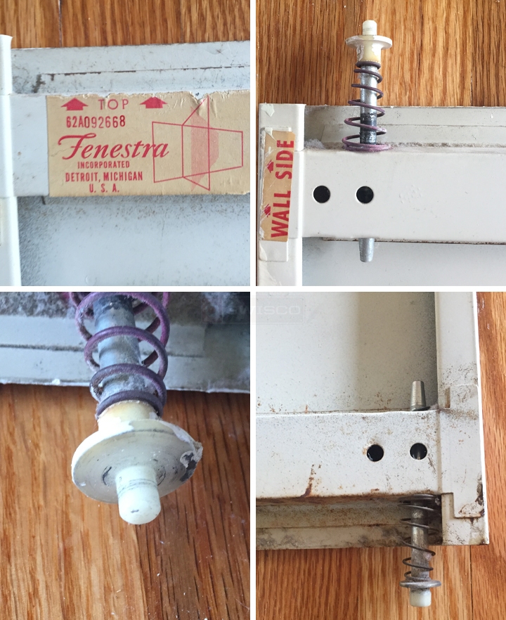 User submitted photos of bi-fold door hardware.