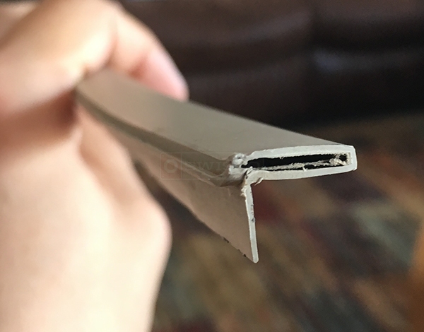 User submitted a photo of a glazing bead.