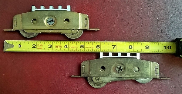 User submitted a photo of a patio door roller.