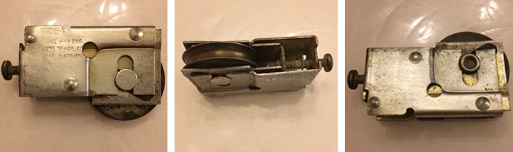 User submitted photos of a patio door roller.