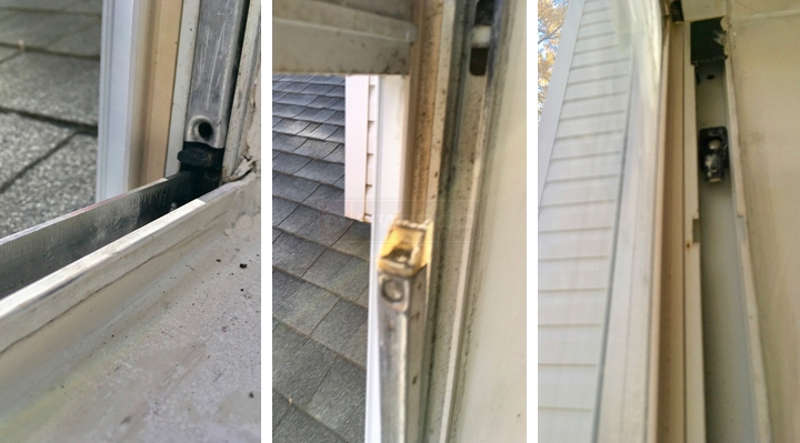 User submitted photos of window hardware.