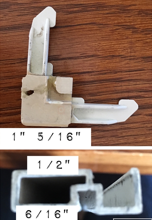 User submitted photos of a screen corner.